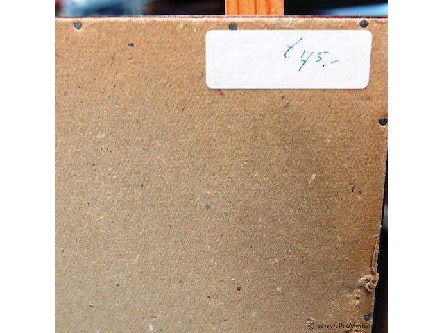 Antieke gravure scheveningen - afbeelding 5 van  5