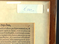 Antieke gravure. slag op de mokerheide - afbeelding 4 van  5