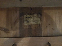 Antieke grenen kledingkast - afbeelding 7 van  7