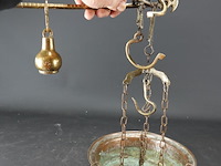 Antieke handbalans/bascule - afbeelding 1 van  5