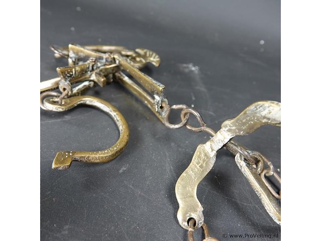 Antieke handbalans/bascule - afbeelding 4 van  5