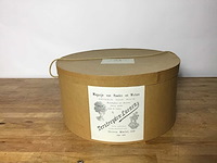 Antieke hoedendoos van de firma verstreyden-laeneng - afbeelding 1 van  4