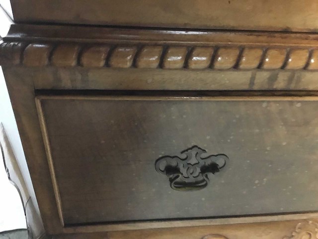 Antieke hollandse porseleinkast - afbeelding 9 van  13