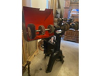 Antieke hout en metaalbewerkingsmachine (8x) - afbeelding 7 van  12