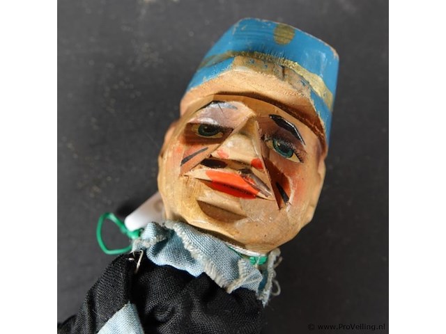 Antieke houten handpop - afbeelding 5 van  5