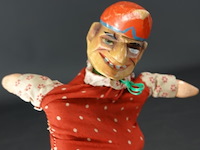 Antieke houten handpop - afbeelding 2 van  5