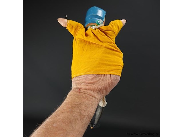 Antieke houten handpop - afbeelding 2 van  5