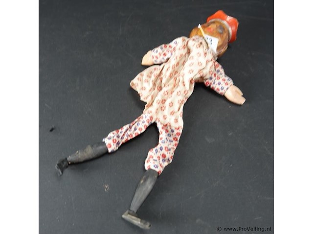 Antieke houten handpop - afbeelding 3 van  5
