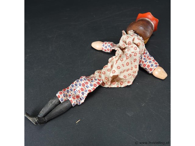 Antieke houten handpop - afbeelding 5 van  5