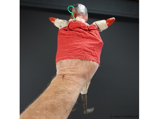 Antieke houten handpop - afbeelding 2 van  5