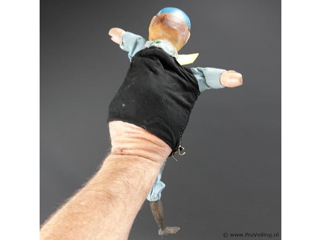 Antieke houten handpop - afbeelding 2 van  5