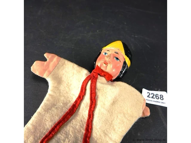 Antieke houten handpop - afbeelding 2 van  5