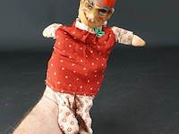 Antieke houten handpop