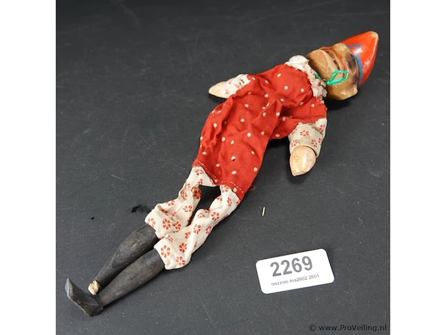 Antieke houten handpop - afbeelding 5 van  5