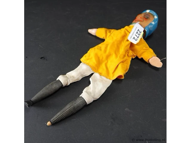 Antieke houten handpop - afbeelding 4 van  5