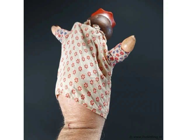 Antieke houten handpop - afbeelding 2 van  5