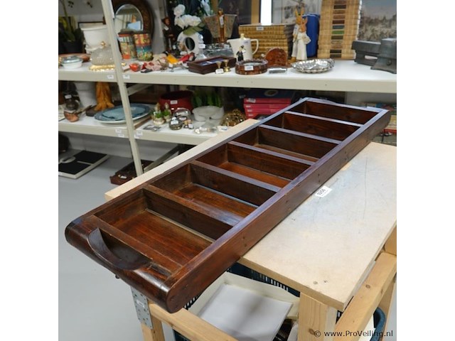 Antieke houten steenvorm - afbeelding 1 van  5