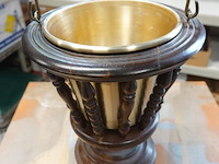 Antieke houten theestoof - afbeelding 2 van  5