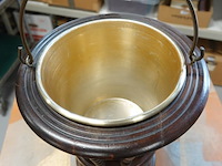 Antieke houten theestoof - afbeelding 3 van  5