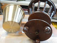 Antieke houten theestoof - afbeelding 5 van  5