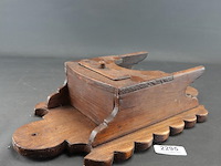 Antieke houten zoutbak - afbeelding 1 van  5