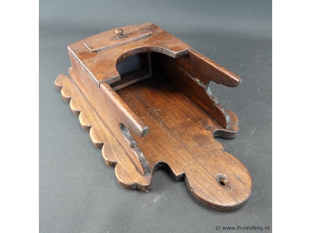 Antieke houten zoutbak - afbeelding 3 van  5