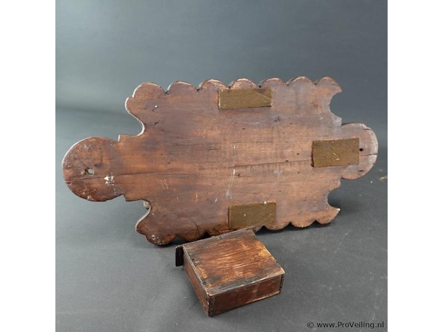 Antieke houten zoutbak - afbeelding 5 van  5