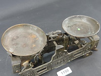 Antieke ijzeren balans - afbeelding 3 van  5