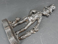 Antieke ijzeren deurstopper - afbeelding 2 van  5