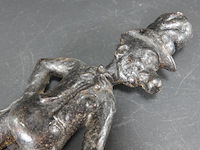 Antieke ijzeren deurstopper - afbeelding 3 van  5