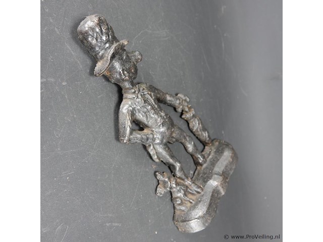 Antieke ijzeren deurstopper - afbeelding 4 van  5