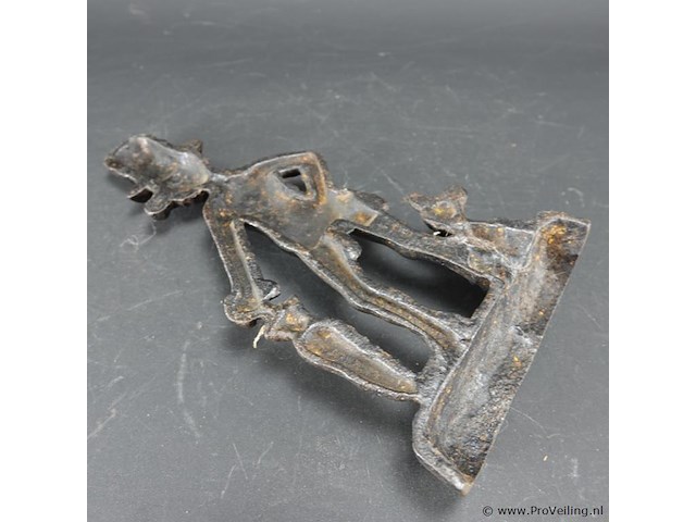 Antieke ijzeren deurstopper - afbeelding 5 van  5