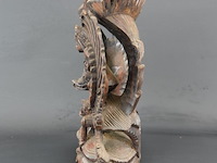 Antieke in hout gesneden indische garuda - afbeelding 4 van  5
