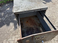 Antieke industriele opslagkast - afbeelding 10 van  12