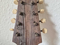 Antieke italiaanse bowl-back mandoline – benvenuto catania – ca. begin 20e eeuw - afbeelding 2 van  11