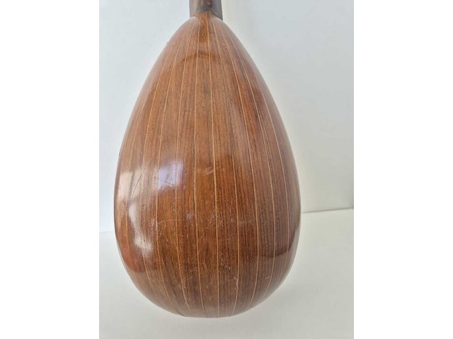 Antieke italiaanse bowl-back mandoline – benvenuto catania – ca. begin 20e eeuw - afbeelding 5 van  11