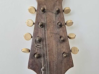 Antieke italiaanse bowl-back mandoline – benvenuto catania – ca. begin 20e eeuw - afbeelding 8 van  11