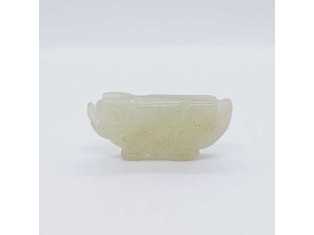 Antieke jade - qing dynasty - afbeelding 2 van  4