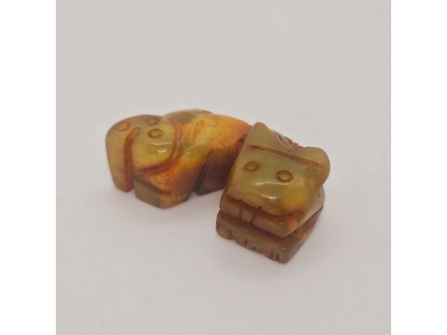 Antieke jade - qing dynasty - afbeelding 1 van  5