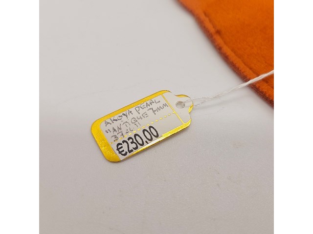 Antieke japanse akoya parel broche - afbeelding 3 van  5