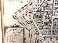 Antieke kaart willemstadt - afbeelding 3 van  5