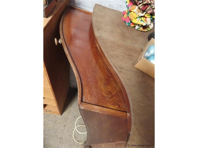 Antieke kast, b 150cm d 50cm h 95cm - afbeelding 5 van  6