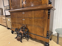 Antieke kast, bruin - afbeelding 4 van  6