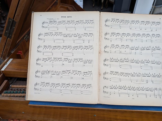 Antieke klavecimbel - afbeelding 7 van  9