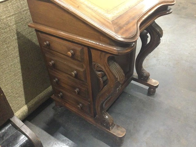 Antieke kleine secretaire - afbeelding 2 van  6
