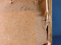 Antieke kleurendruk gezigt uit de valkenberg op de kerk te breda - afbeelding 5 van  5