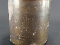 Antieke koper messing cache-pot - afbeelding 2 van  5