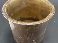 Antieke koper messing cache-pot - afbeelding 3 van  5