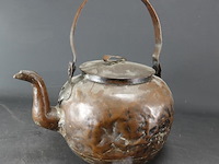 Antieke koperen appelketel - afbeelding 1 van  5