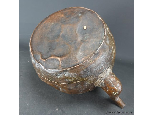 Antieke koperen appelketel - afbeelding 5 van  5